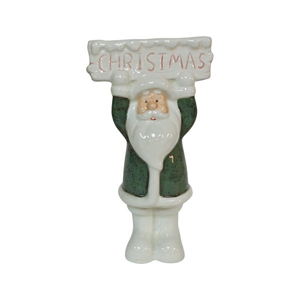 Santa Green Jacket 12x22cm