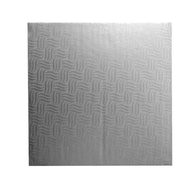 Mason Cash 14&quot; (30cm) X 12mm Square Silver Cake Drum