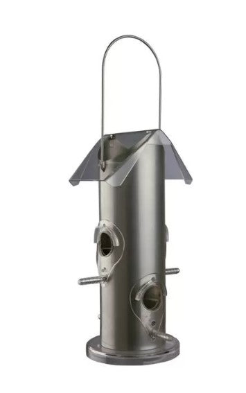 Trixie Seed Feeder 800ml Silver