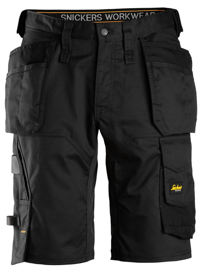 Snickers Stretch Loose Fit Holster Pocket Shorts - Black