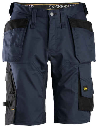 Snickers Stretch Loose Fit Holster Pocket Shorts - Navy &amp; Black