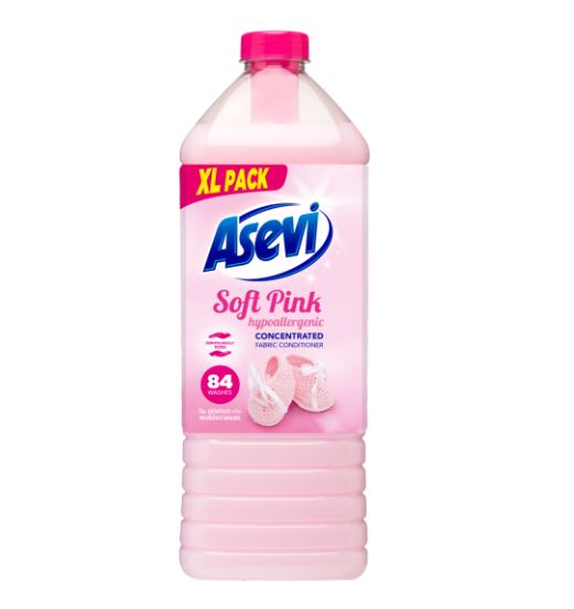 Asevi Soft Pink Fabric Conditioner 84 Washes