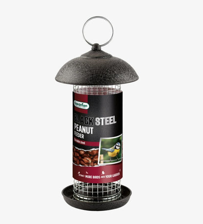 Gardman Black Steel Peanut Bird Feeder