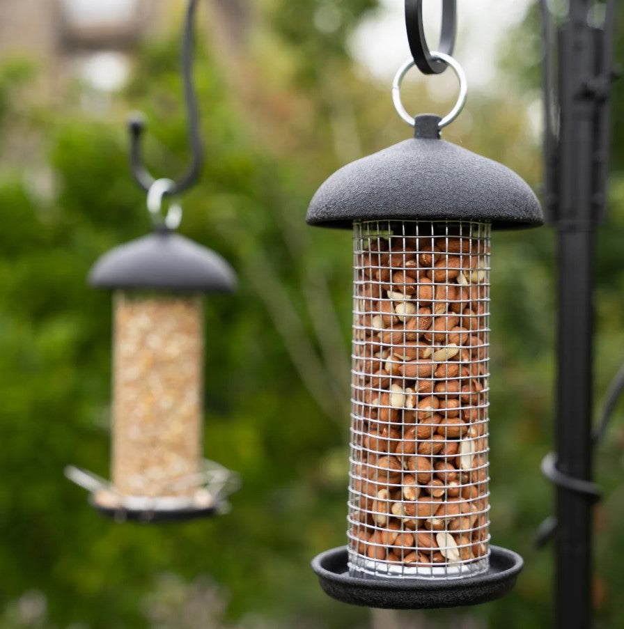 Gardman Black Steel Peanut Bird Feeder