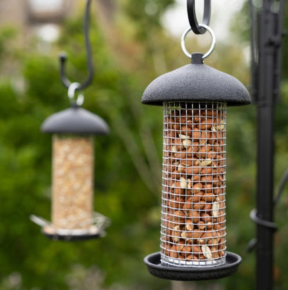Gardman Black Steel Peanut Bird Feeder