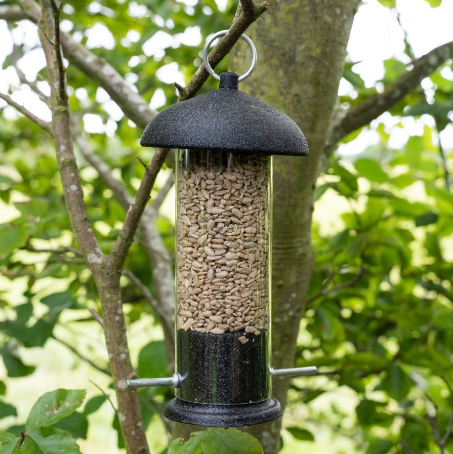 Gardman Black Steel Sunflower Heart Bird Feeder