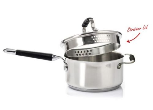 Steelex Touch Saucepan with Glass Lid 22cm