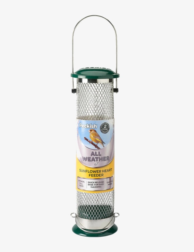 Peckish All Weather Sunflower Hearts Bird Feeder