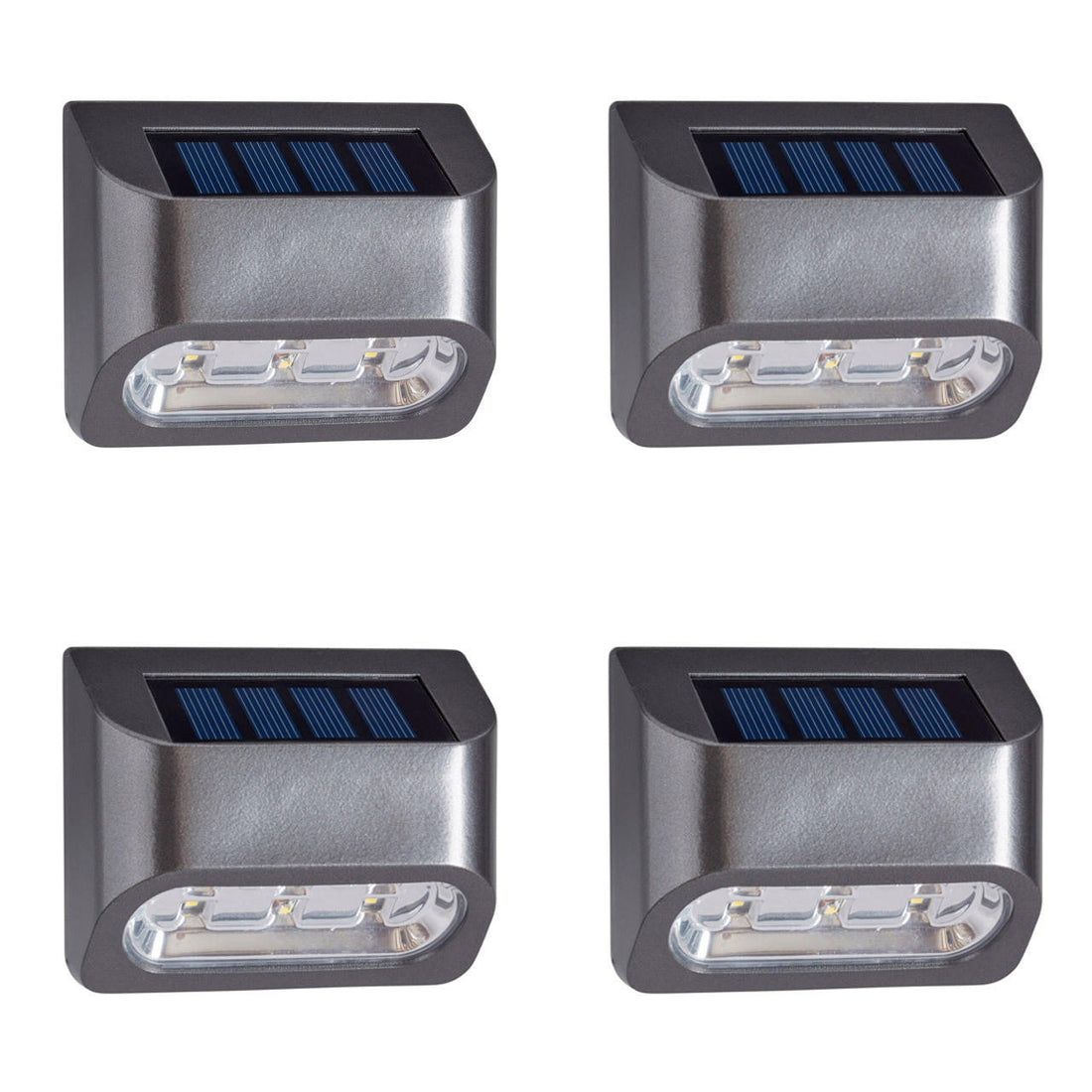 Superbrightwall Premier Fence, Wall & Post Solar Light - 4 Pack