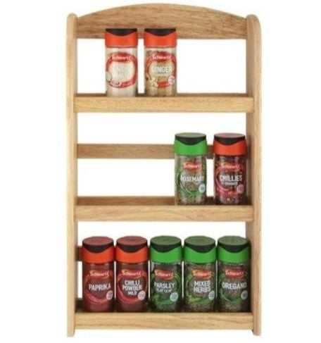 Wooden Spice Rack 3 Tier