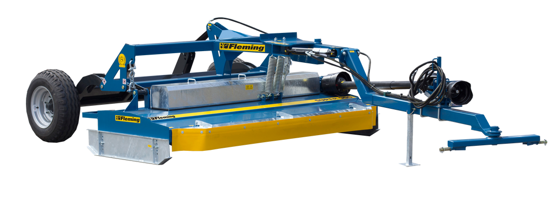 Fleming 9ft Trailed Superfloat Grass Topper - Heavy Duty