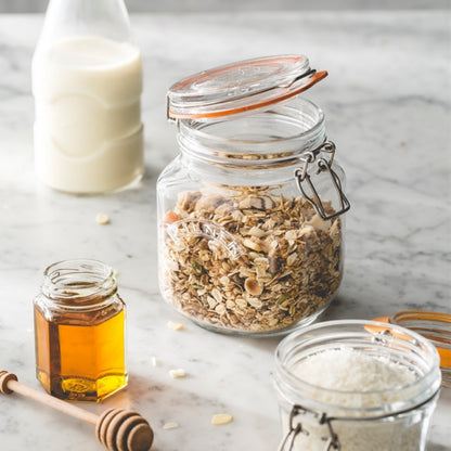Kilner Clip Top Square Jar 1L