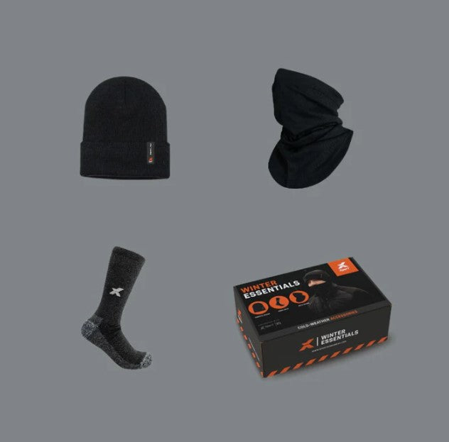 Xpert Winter Essentials Gift Bundle - Socks, Hat & Snood