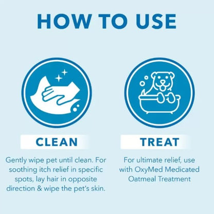 Tropiclean Oxy Med Soothing Alergy Relief Pet Wipes - 50pc