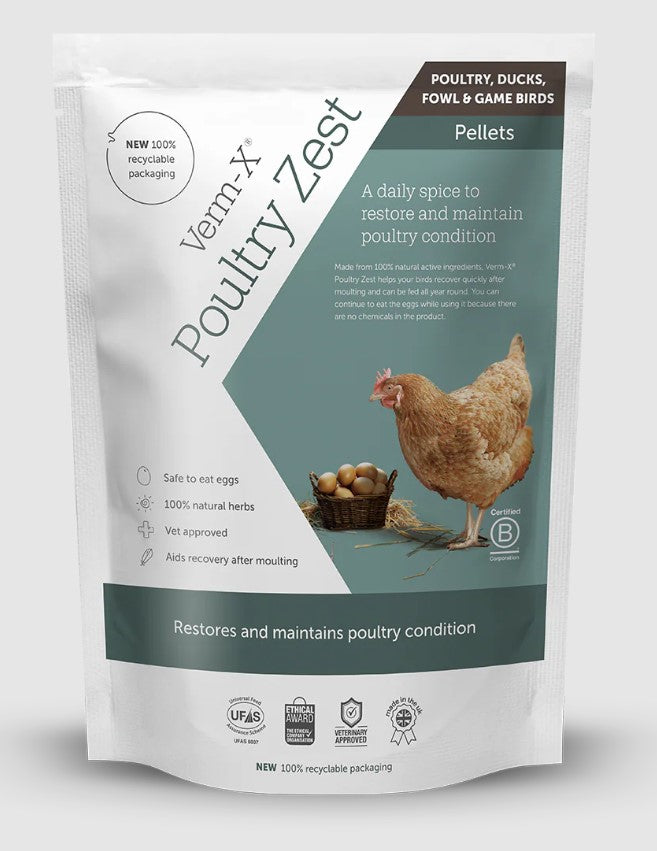 Verm-X Poultry Zest Spice Pellets - 500g