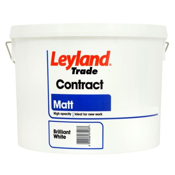 Leyland Contract Matt Brilliant White 10L