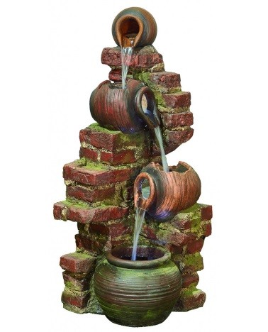 Flowing Jugs Water Feature inc LED