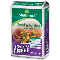 Shamrock Seed & Potting Compost 56L + 33% EXTRA FREE