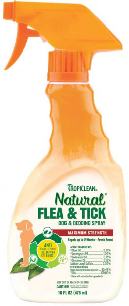 Natural Flea + Tick Pet Spray 473ml