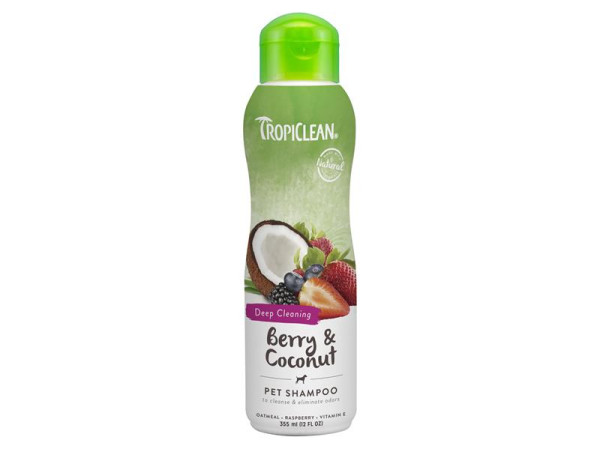 Tropiclean Berry & Coconut Deep Cleansing Shampoo - 355ml