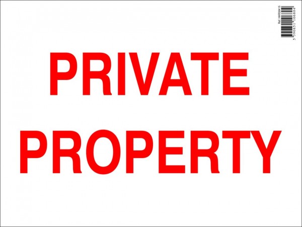 Private Property Farm Sign