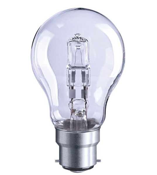 Solus (75w = 57w) Bc Clear A55 Halogen Energy Saver Light Bulb