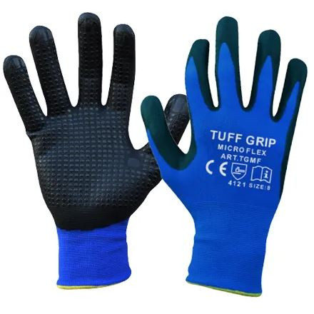 Blue Microflex Fitters Gloves
