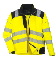 Portwest PW3 Hi Vis Softshell Jacket Yellow