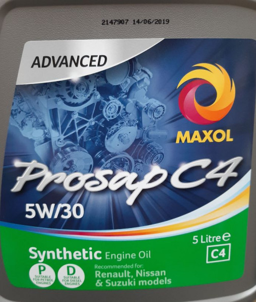 Maxol Prosap C4 5W/30 - 5L