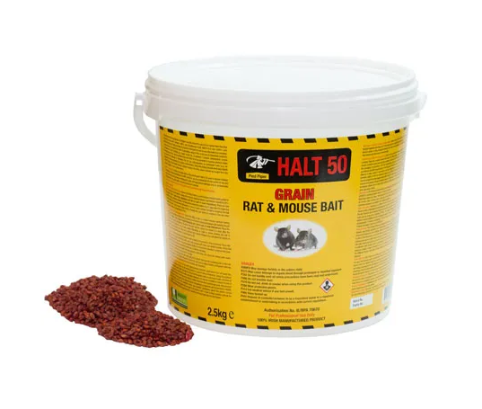 Halt 50 Pied Piper Rat & Mouse Bait Grain