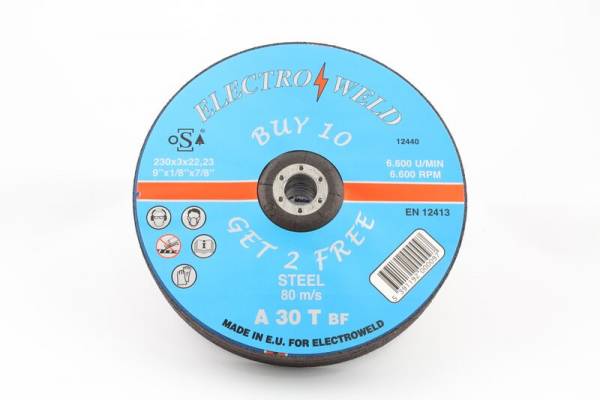 Electroweld 9" D/C Steel Cutting Disc