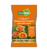 Homeland Multipurpose Compost with John Innes - 50L + 20% FREE