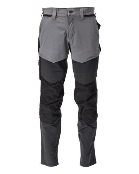 Mascot 22379 Trousers with Kneepad Pockets Grey / Black