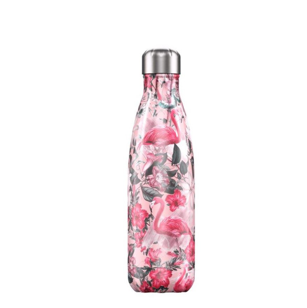 Chilly's 500ML Bottle Tropical Flamingo