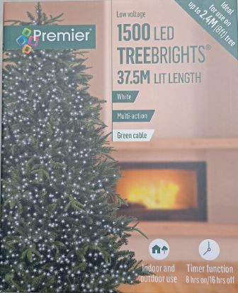 1500 Led Mul-act Treebrights With Timer - White