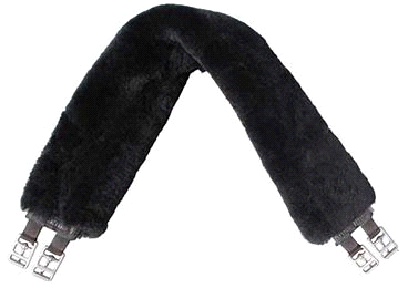 Equisential Fur Girth Sleeve Black