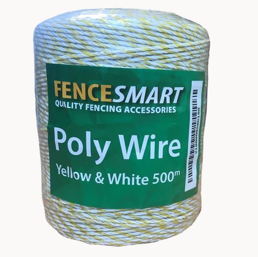Fencesmart - Polywire Yellow & White 200m
