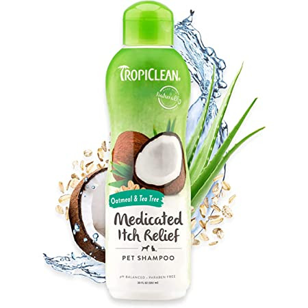 Tropiclean Oatmeal & Tea Tree Medicated Shampoo - 355ml
