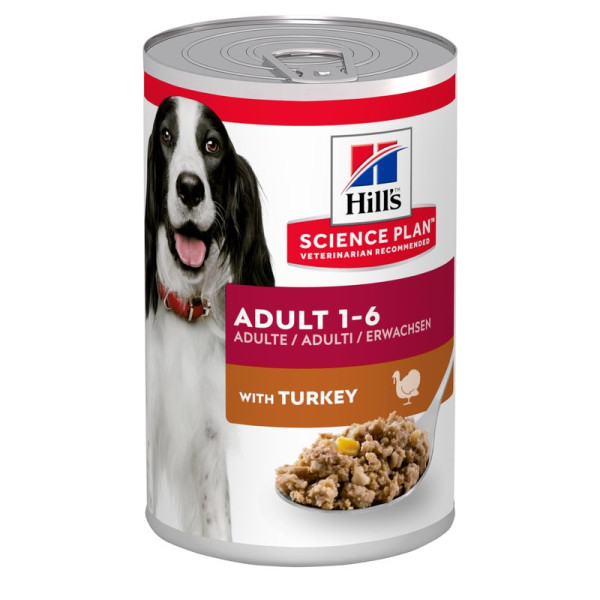 Hills Sciene Plan Adult Dog Turkey Can - 370g