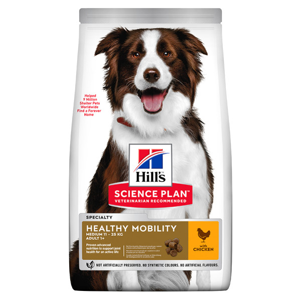 Hills Science Plan Adult Mobility Medium Dog Chicken 2.5kg