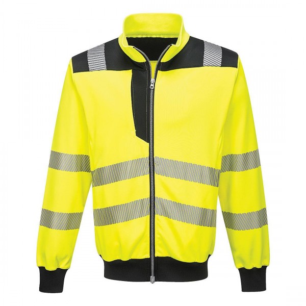 Portwest PW3 Hi-Vis Sweatshirt - Yellow/Black