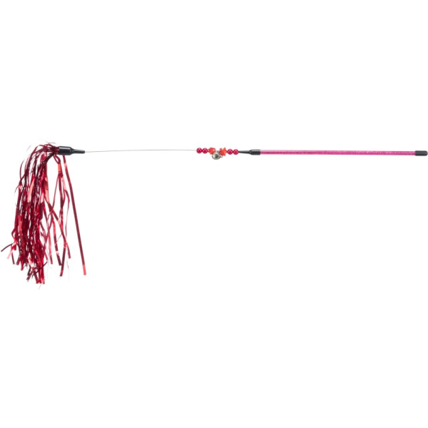 Xmas Playing Rod Tinsel Cat Toy Teaser - 48cm