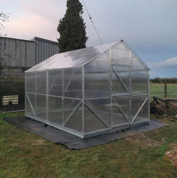 Victoria Polycarbonate Greenhouse 3m X 8m