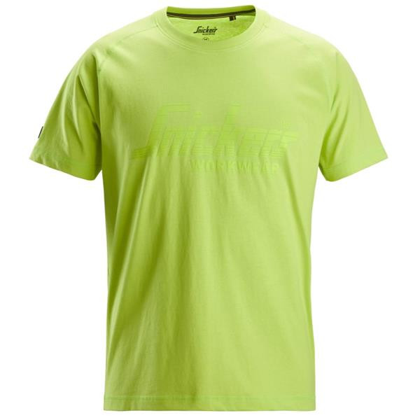 Snickers Logo T-shirt Lime