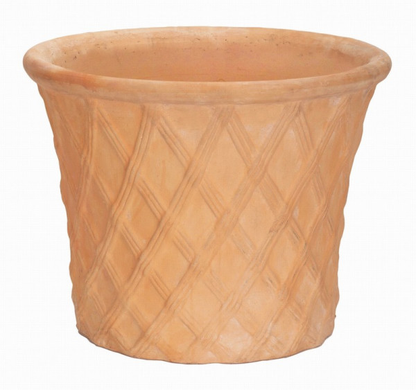 Terracotta Lattice Cone Planter