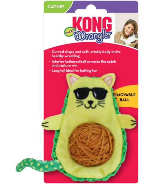 Kong Wrangler Avocato Cat Toy