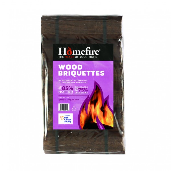 100% Natural Wood Briquette -12 Pack