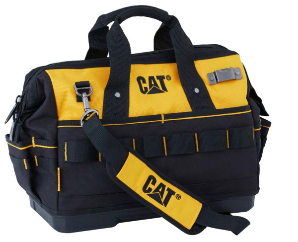 CAT 16in Hard Bottom Tool Bag