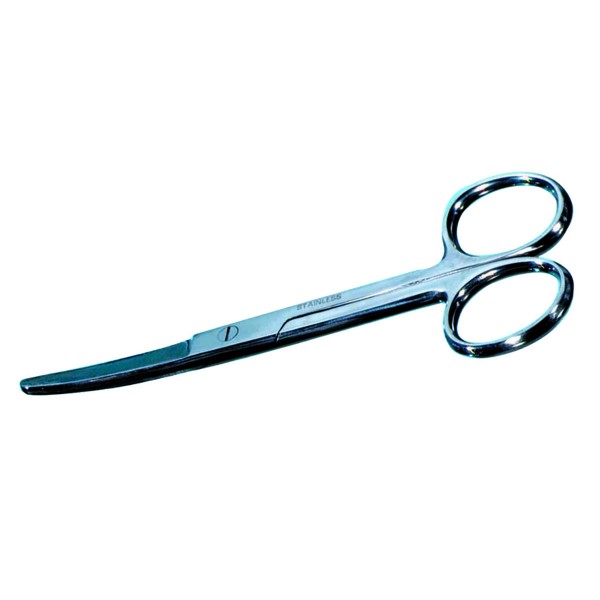 Stainless Steel Curved Scissors 6" 