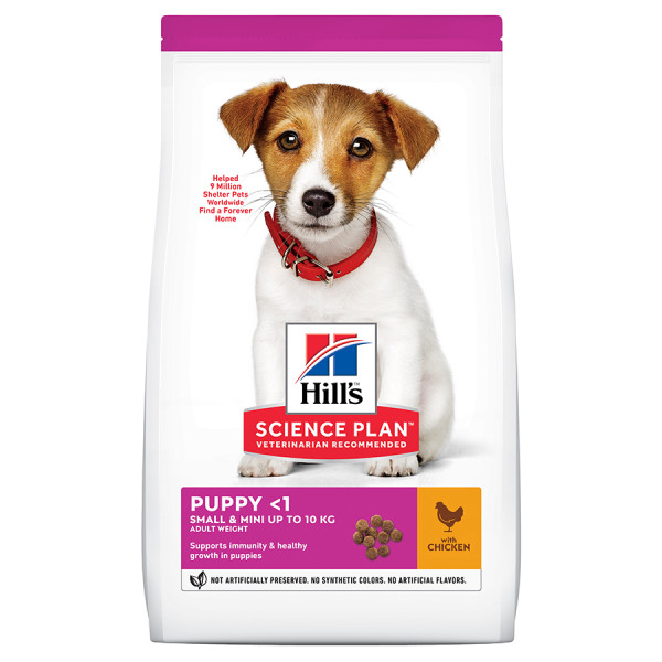 Hills Science Plan Puppy Small & Miniature Dry Food Chicken Flavour - 1.5kg